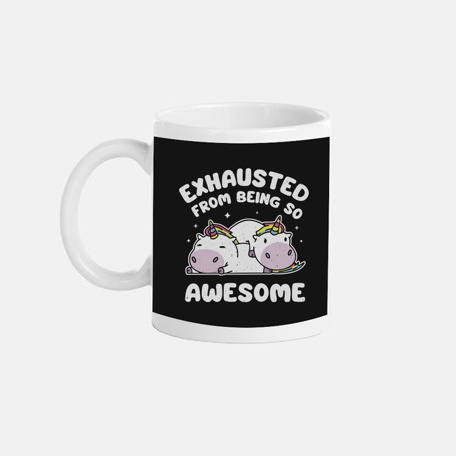 Exhausted From Being So Awesome-None-Mug-Drinkware-brunopires