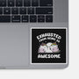 Exhausted From Being So Awesome-None-Glossy-Sticker-brunopires