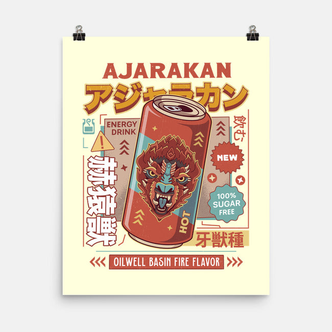 Ajarakan Energy Drink-None-Matte-Poster-LAGELANTEE