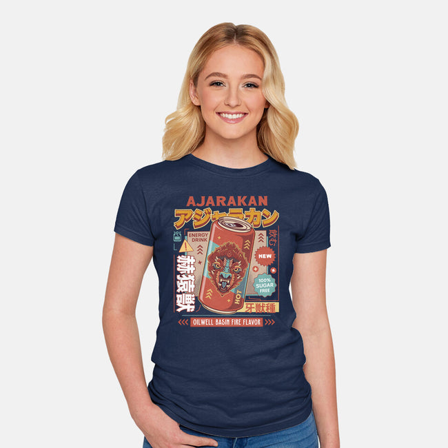 Ajarakan Energy Drink-Womens-Fitted-Tee-LAGELANTEE