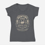 Hunting Horn Musical Club-Womens-V-Neck-Tee-LAGELANTEE