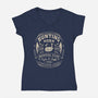 Hunting Horn Musical Club-Womens-V-Neck-Tee-LAGELANTEE
