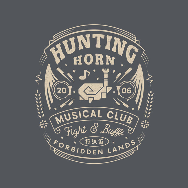 Hunting Horn Musical Club-Womens-Fitted-Tee-LAGELANTEE