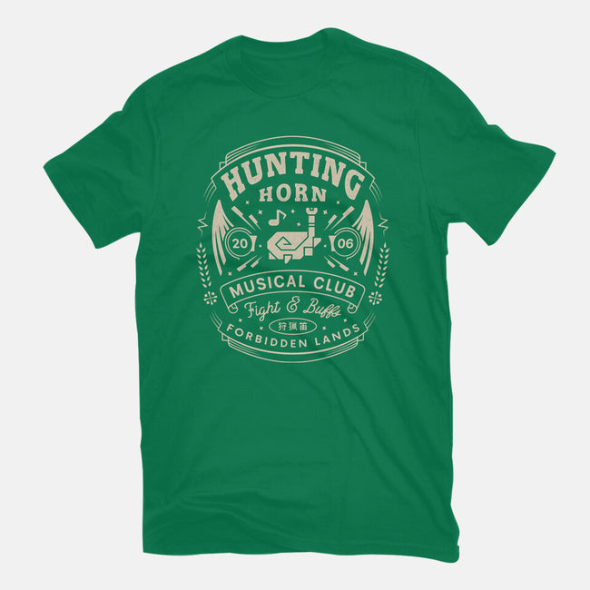 Hunting Horn Musical Club-Mens-Heavyweight-Tee-LAGELANTEE