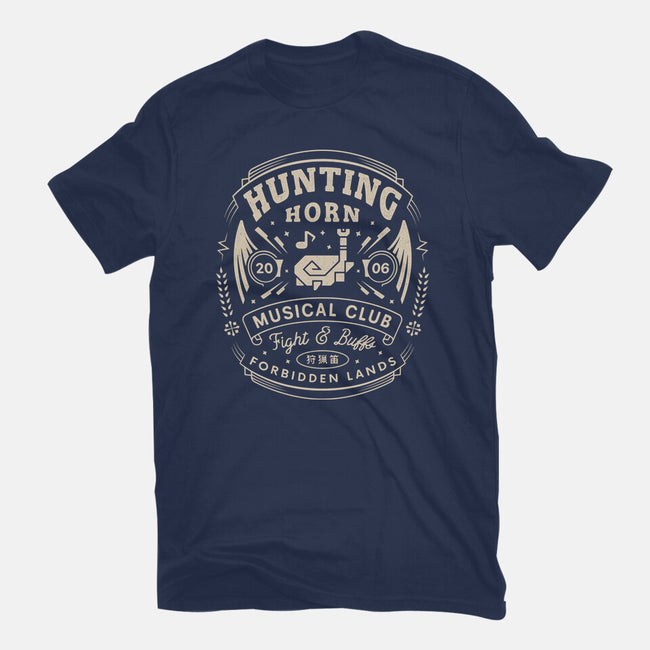 Hunting Horn Musical Club-Womens-Fitted-Tee-LAGELANTEE