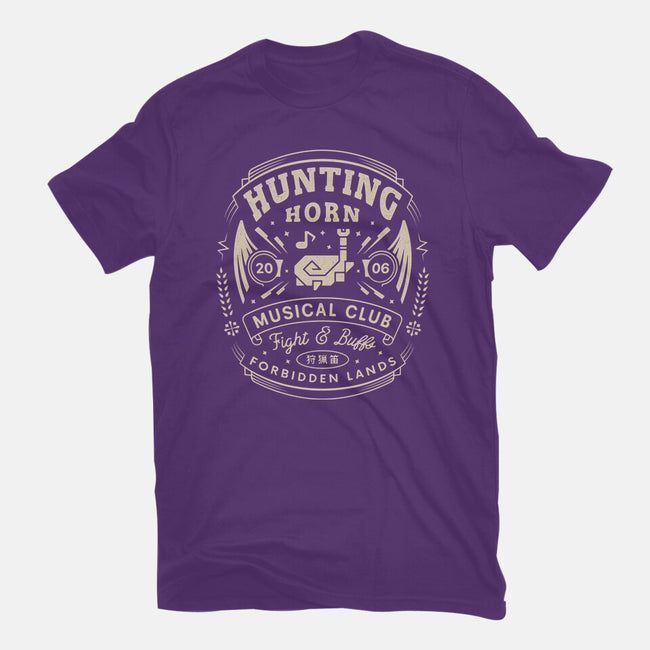 Hunting Horn Musical Club-Mens-Basic-Tee-LAGELANTEE