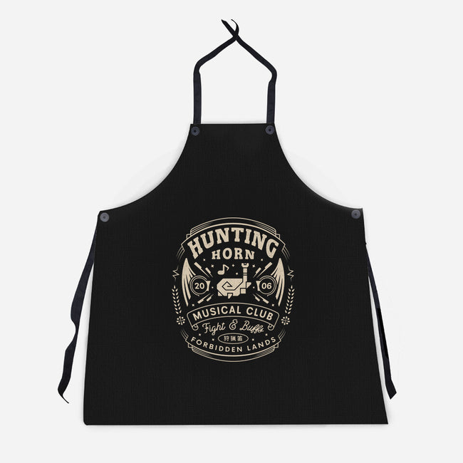 Hunting Horn Musical Club-Unisex-Kitchen-Apron-LAGELANTEE