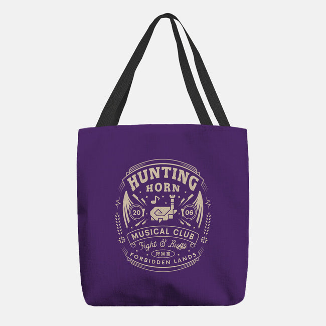 Hunting Horn Musical Club-None-Basic Tote-Bag-LAGELANTEE