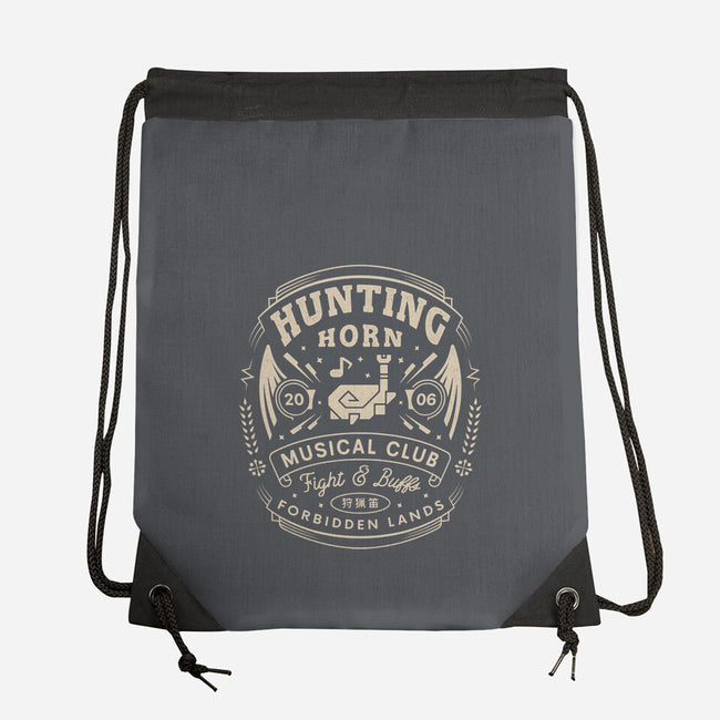 Hunting Horn Musical Club-None-Drawstring-Bag-LAGELANTEE