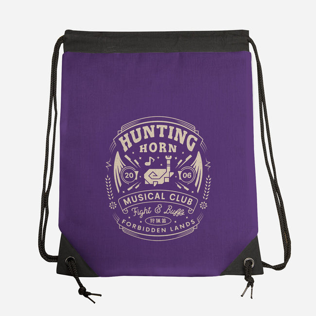 Hunting Horn Musical Club-None-Drawstring-Bag-LAGELANTEE