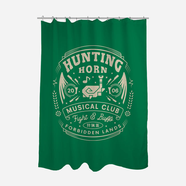 Hunting Horn Musical Club-None-Polyester-Shower Curtain-LAGELANTEE
