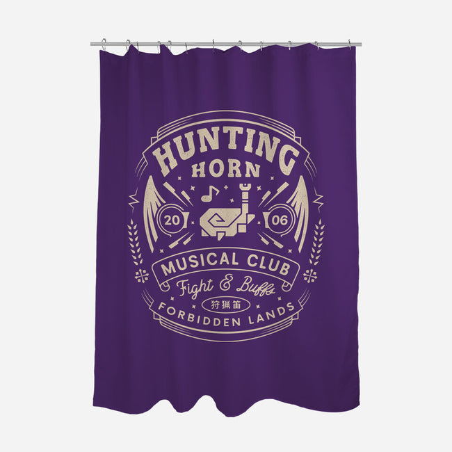 Hunting Horn Musical Club-None-Polyester-Shower Curtain-LAGELANTEE