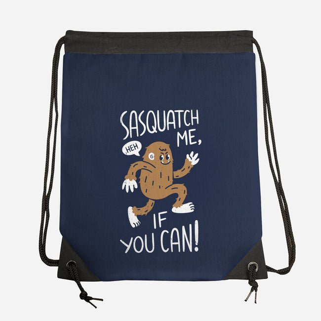 Sasquatch Me If You Can-None-Drawstring-Bag-rarpoint