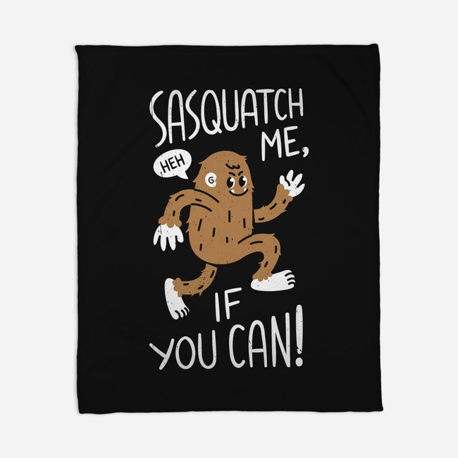 Sasquatch Me If You Can-None-Fleece-Blanket-rarpoint