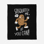 Sasquatch Me If You Can-None-Fleece-Blanket-rarpoint