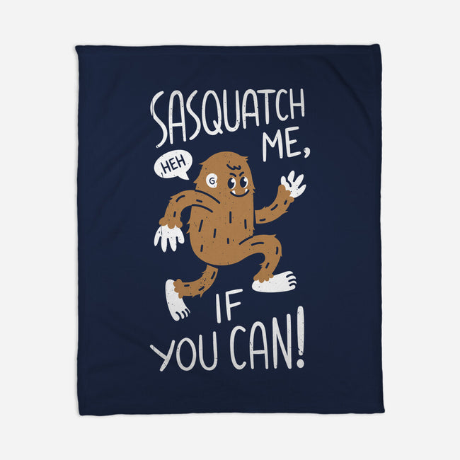 Sasquatch Me If You Can-None-Fleece-Blanket-rarpoint