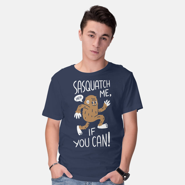 Sasquatch Me If You Can-Mens-Basic-Tee-rarpoint