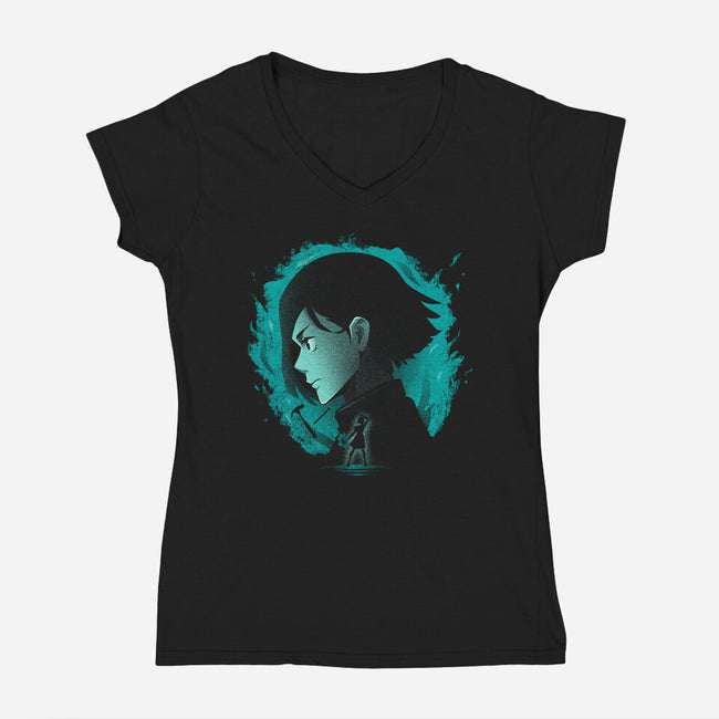 The Strawdoll-Womens-V-Neck-Tee-grevalra