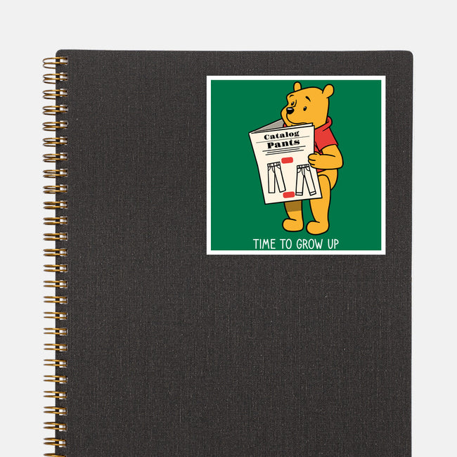 Time To Grow Up-None-Glossy-Sticker-imisko