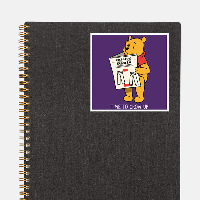 Time To Grow Up-None-Glossy-Sticker-imisko