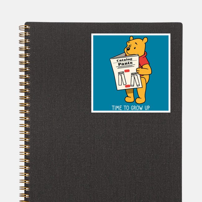 Time To Grow Up-None-Glossy-Sticker-imisko