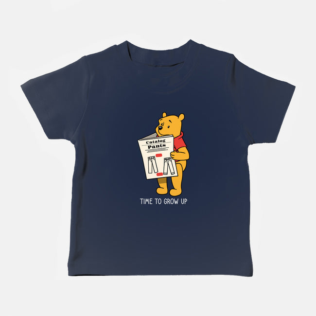 Time To Grow Up-Baby-Basic-Tee-imisko