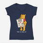 Time To Grow Up-Womens-V-Neck-Tee-imisko