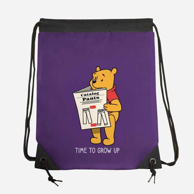 Time To Grow Up-None-Drawstring-Bag-imisko
