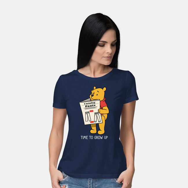 Time To Grow Up-Womens-Basic-Tee-imisko
