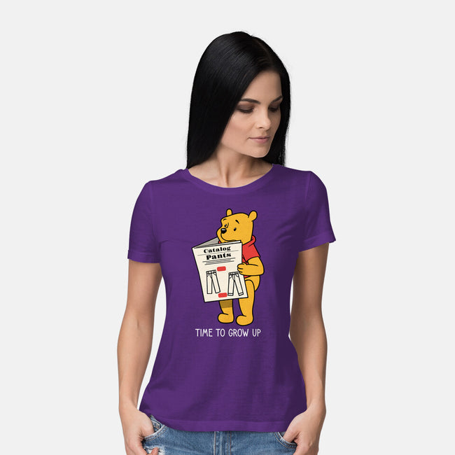 Time To Grow Up-Womens-Basic-Tee-imisko