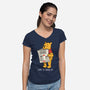 Time To Grow Up-Womens-V-Neck-Tee-imisko