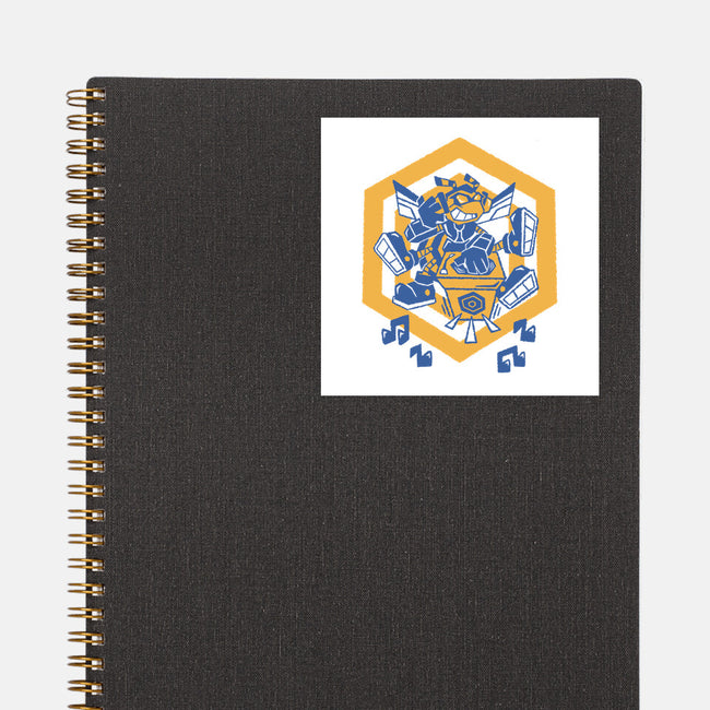 Buzzing Beats-None-Glossy-Sticker-Henrique Torres