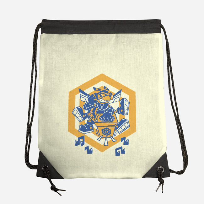 Buzzing Beats-None-Drawstring-Bag-Henrique Torres