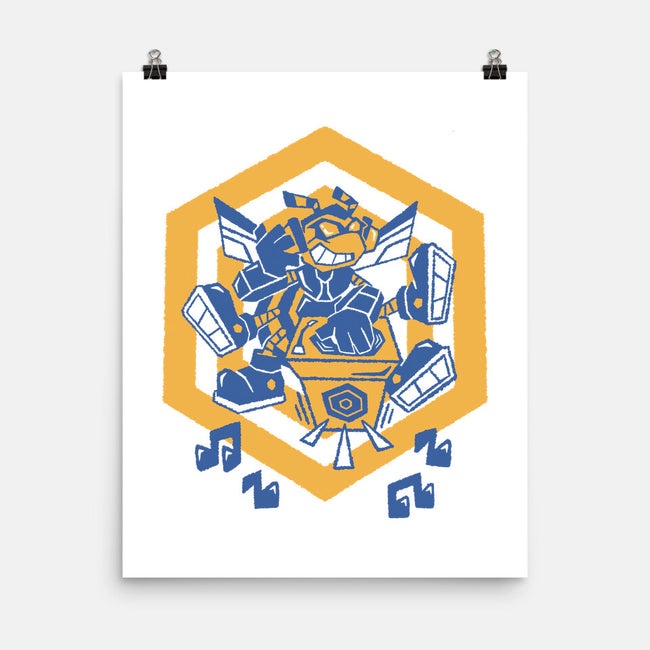 Buzzing Beats-None-Matte-Poster-Henrique Torres