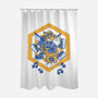 Buzzing Beats-None-Polyester-Shower Curtain-Henrique Torres