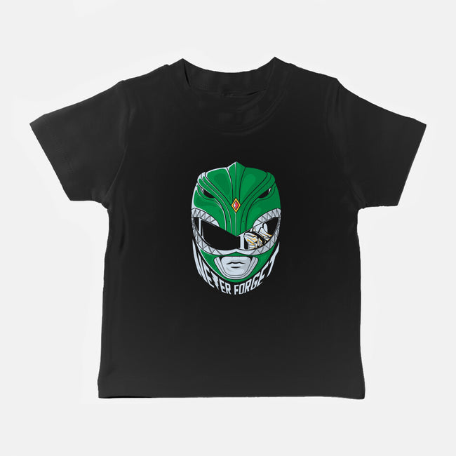 Never Forget Green-Baby-Basic-Tee-Eoli Studio