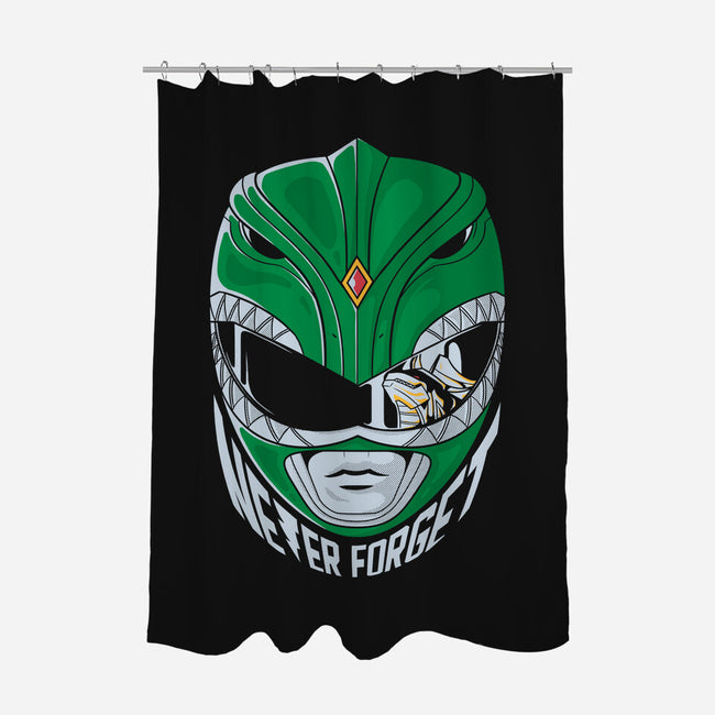 Never Forget Green-None-Polyester-Shower Curtain-Eoli Studio