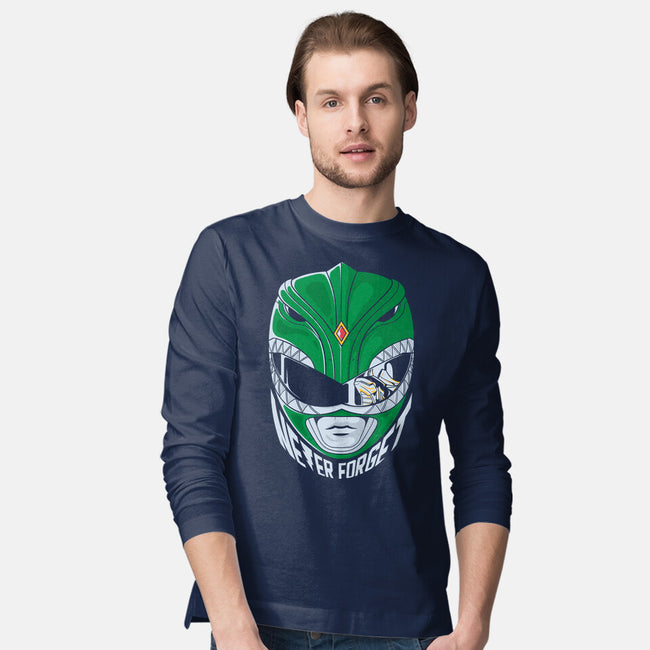 Never Forget Green-Mens-Long Sleeved-Tee-Eoli Studio