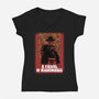 A Fistful Of Nightmares-Womens-V-Neck-Tee-zascanauta