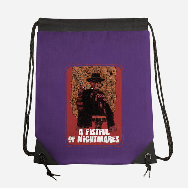 A Fistful Of Nightmares-None-Drawstring-Bag-zascanauta