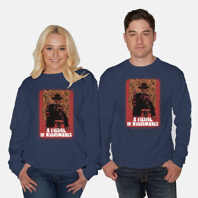 A Fistful Of Nightmares-Unisex-Crew Neck-Sweatshirt-zascanauta