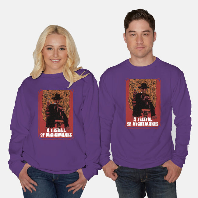 A Fistful Of Nightmares-Unisex-Crew Neck-Sweatshirt-zascanauta