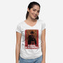 A Fistful Of Nightmares-Womens-V-Neck-Tee-zascanauta