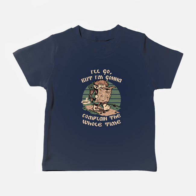 Medieval Character Hates Adventure-Baby-Basic-Tee-Studio Mootant