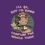 Medieval Character Hates Adventure-Womens-Fitted-Tee-Studio Mootant