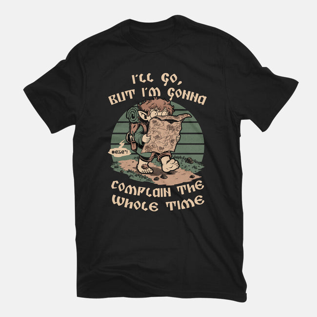 Medieval Character Hates Adventure-Womens-Fitted-Tee-Studio Mootant