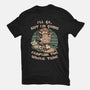 Medieval Character Hates Adventure-Womens-Fitted-Tee-Studio Mootant