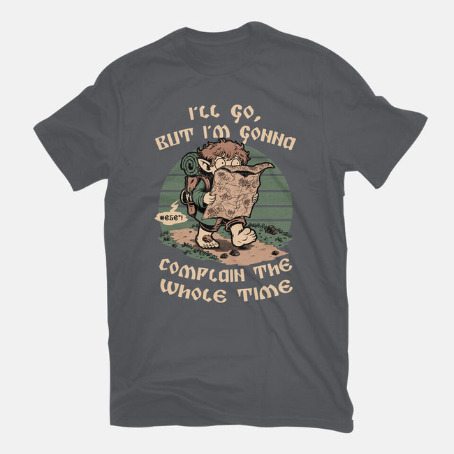 Medieval Character Hates Adventure-Womens-Fitted-Tee-Studio Mootant