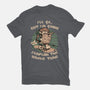 Medieval Character Hates Adventure-Womens-Fitted-Tee-Studio Mootant