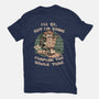 Medieval Character Hates Adventure-Womens-Fitted-Tee-Studio Mootant